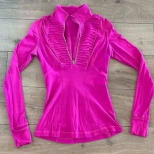 Lululemon Women's Pink 1/4 Zip Jacket